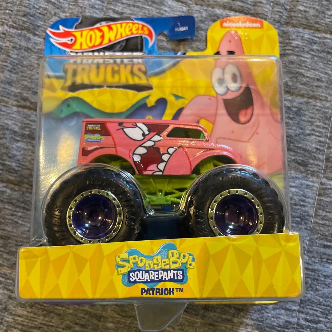 本日値下げ⭐︎新品Hot Wheels モンスタートラック スポンジボブ4点セット