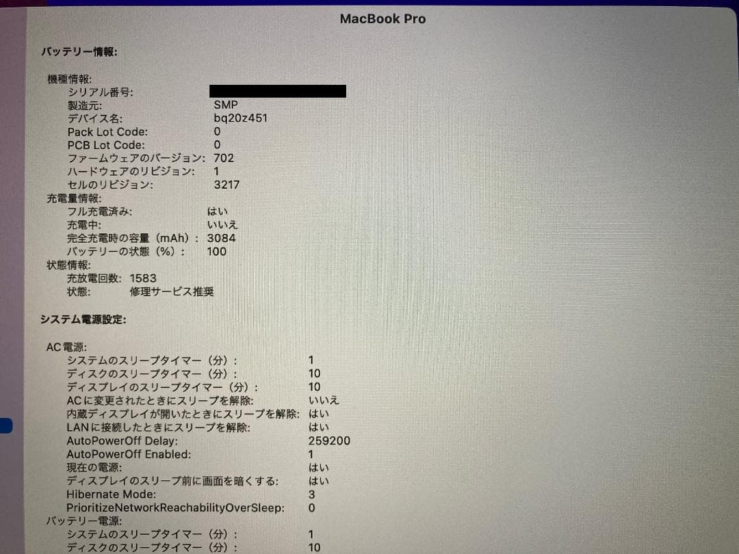 MacBook Pro 2015 13インチ 16GB -128GB おまけ付き