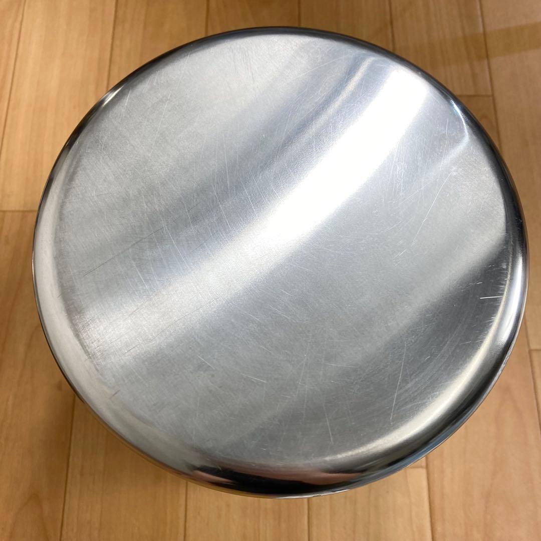 【美品】ステンレス製　寸胴　キッチンポット 30cm 18cm セット