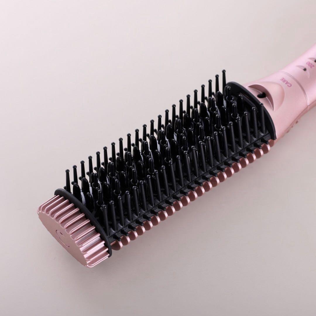 クレイツイオンケアスタイリングブラシ：ブラシ付きヘアアイロン