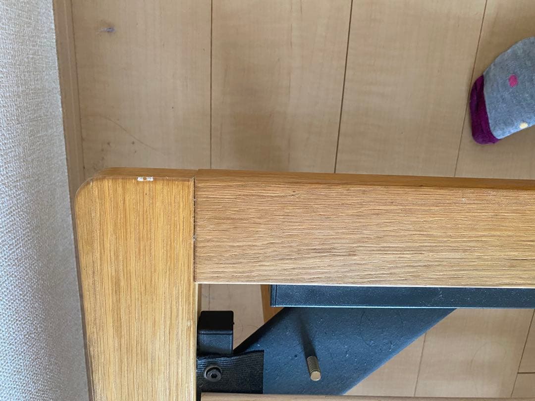 近隣地域限定送料無料❗️無印良品・木製ベッドフレーム オーク材突板　ダブル