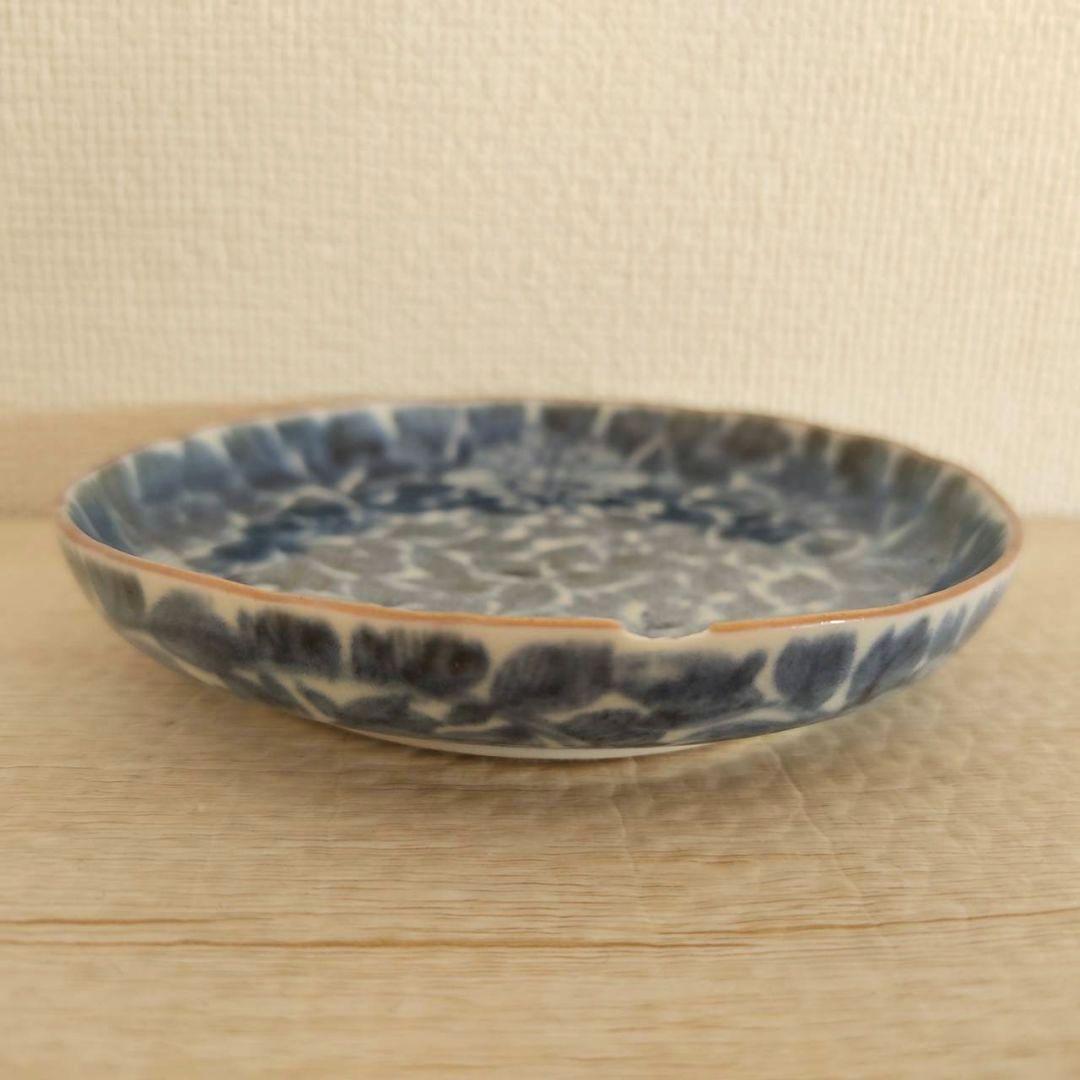 2枚組　古伊万里　全面牡丹唐草文　小皿