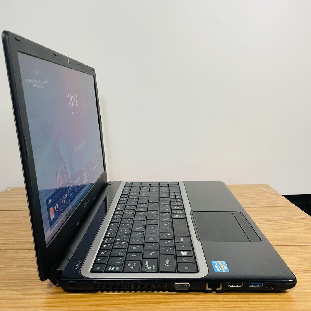 gatewayシルバーWin11 ノートパソコン SSDオフィスDVD