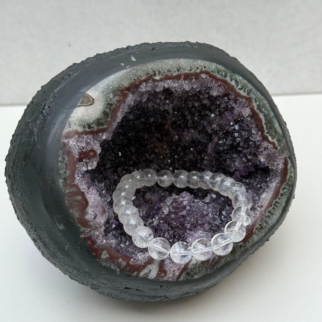 【特価】 約1.2kg! アメジスト ジオード ドゥルージー ドーム 天然石