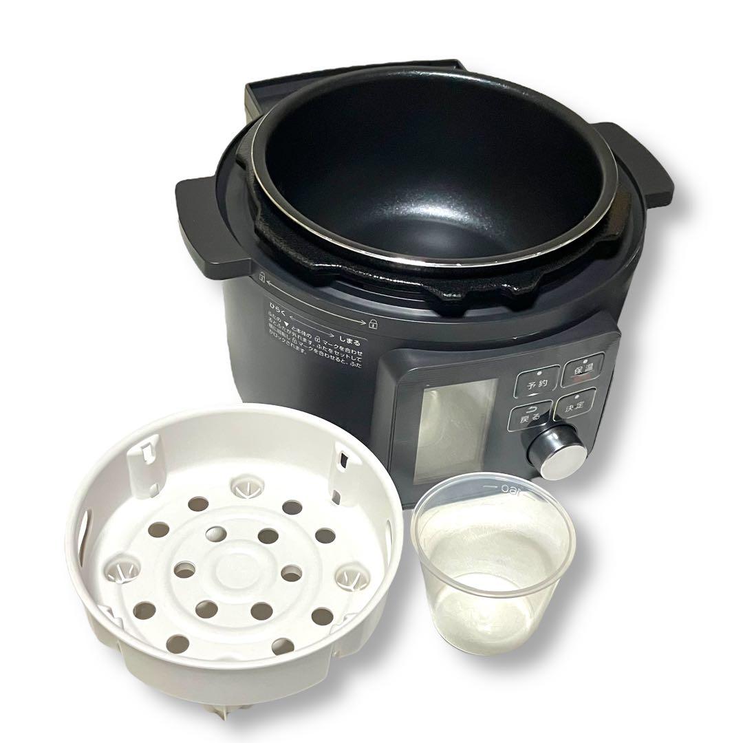 極美品✨アイリスオーヤマ 電気圧力鍋 2.2L 圧力鍋 KPC-MA2-B 鍋
