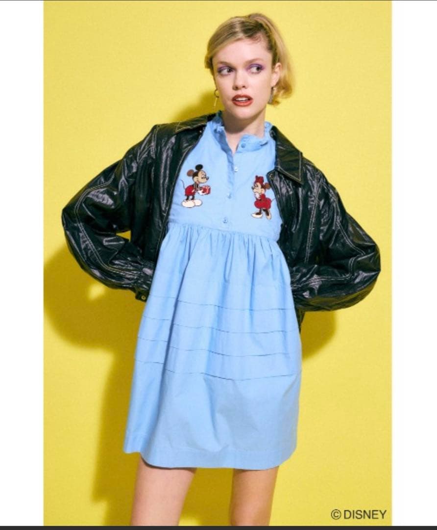 Disney ミッキーマウス シャツ MOUUSY ホワイト