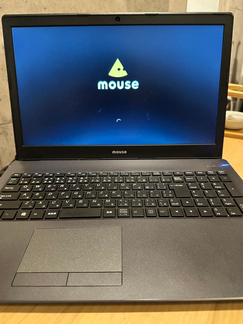 【ジャンク品】mouse ノートPC グレー