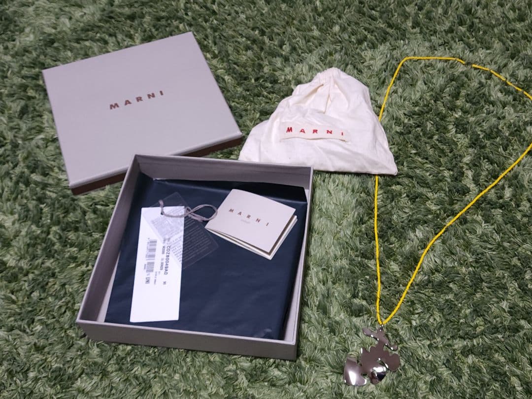 MARNI　ビーズペンダント　ネックレス