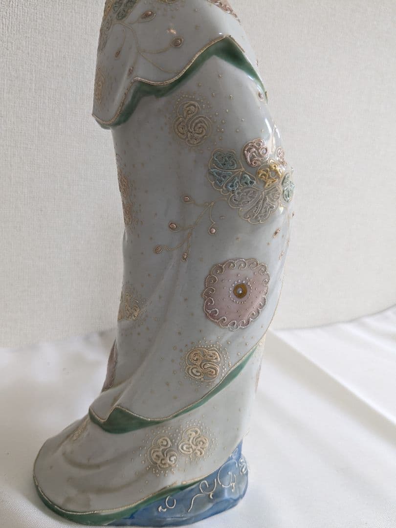 九谷焼 観音菩薩像 置物