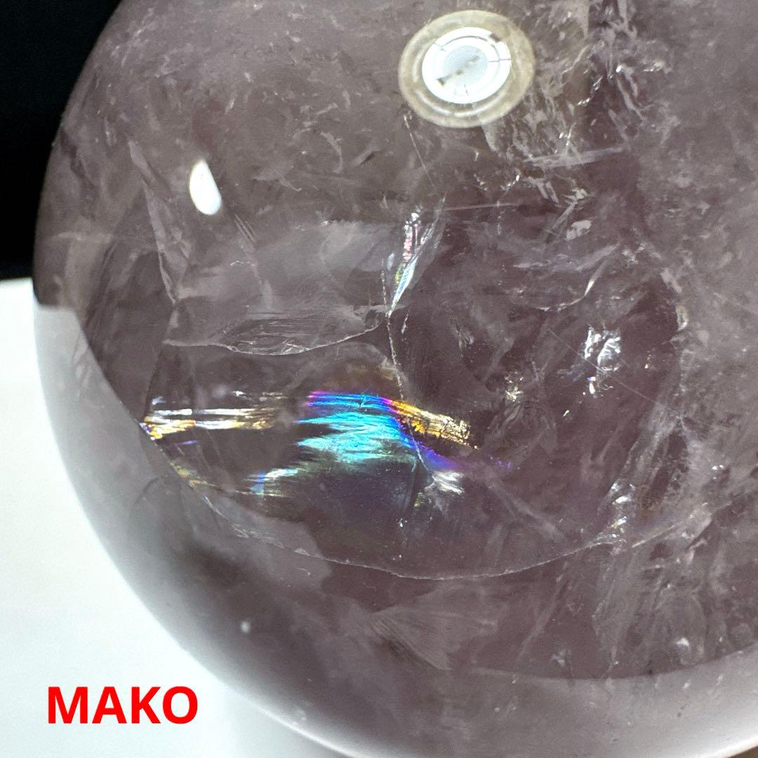 M1916☆アメジスト丸玉90mm1.0Kg☆天然石　原石☆N60109