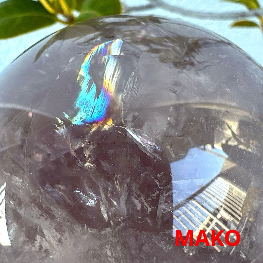 M1916☆アメジスト丸玉90mm1.0Kg☆天然石　原石☆N60109