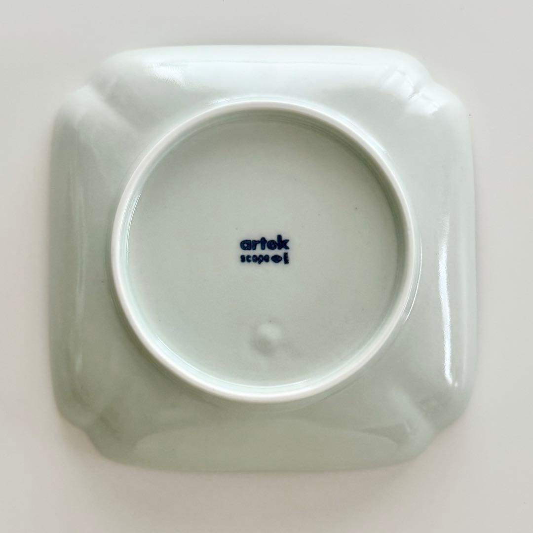 非売品　artek×scope 東屋 木瓜角皿 Lehti 正角02 2枚セット