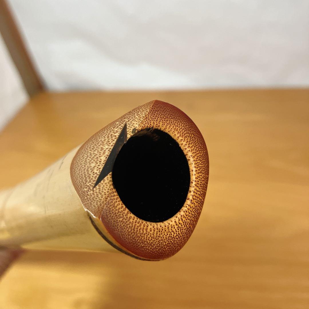 尺八 竹治銘 約1.4尺 42cm 和楽器 伝統工芸 竹製 管楽器