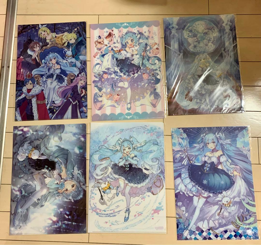 初音ミク　miku 2019 クリアファイル　6枚セット