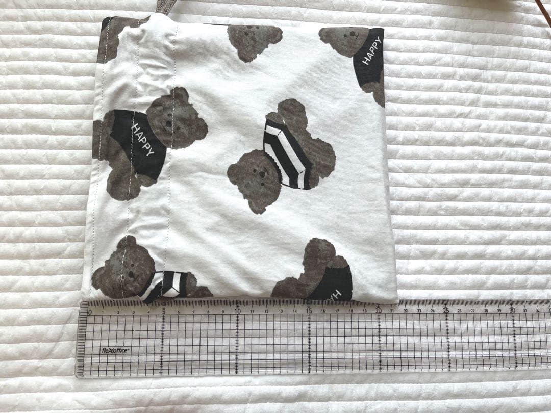 専用✳︎SALE✳︎ラスト✳︎ハンドメイド✳︎クマ柄　巾着　コップ袋