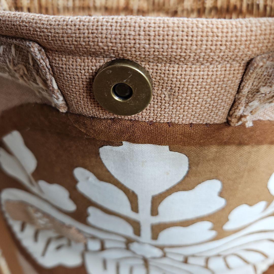 夢物語(樹庵)手作り：家紋入り：酒袋:からトートバッグに変身＊お出かけに便利