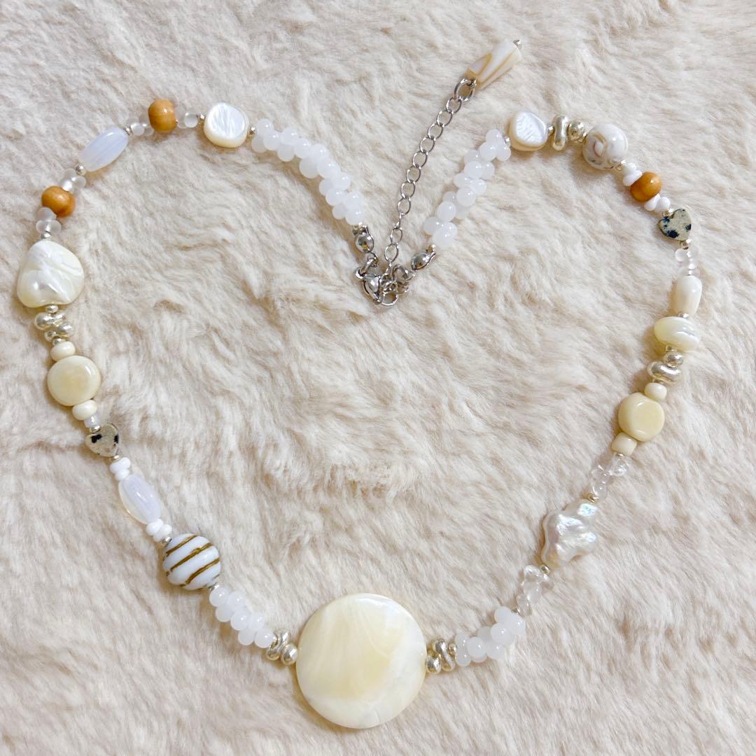 no.262／a'moureve ビーズネックレス　ハンドメイド