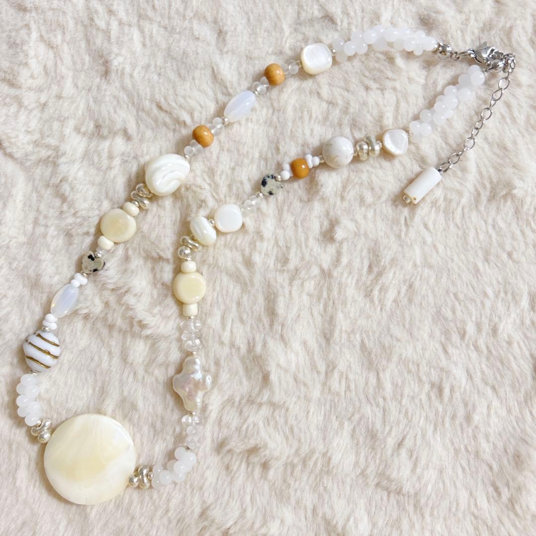 no.262／a'moureve ビーズネックレス　ハンドメイド