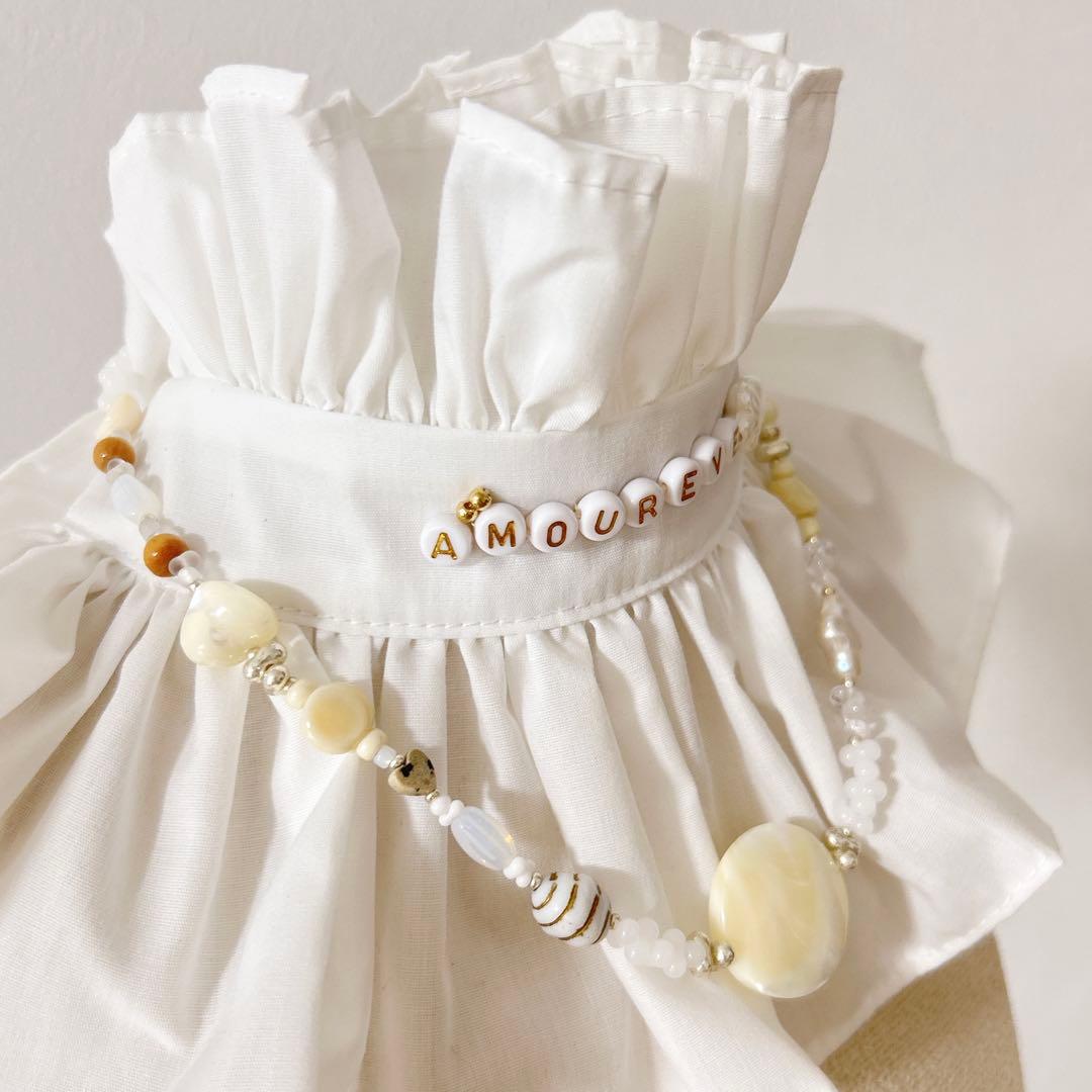no.262／a'moureve ビーズネックレス　ハンドメイド