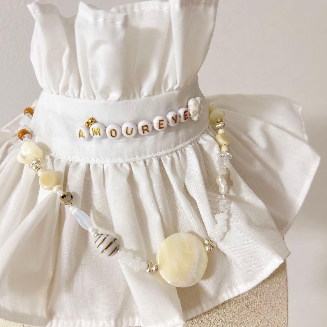 no.262／a'moureve ビーズネックレス　ハンドメイド