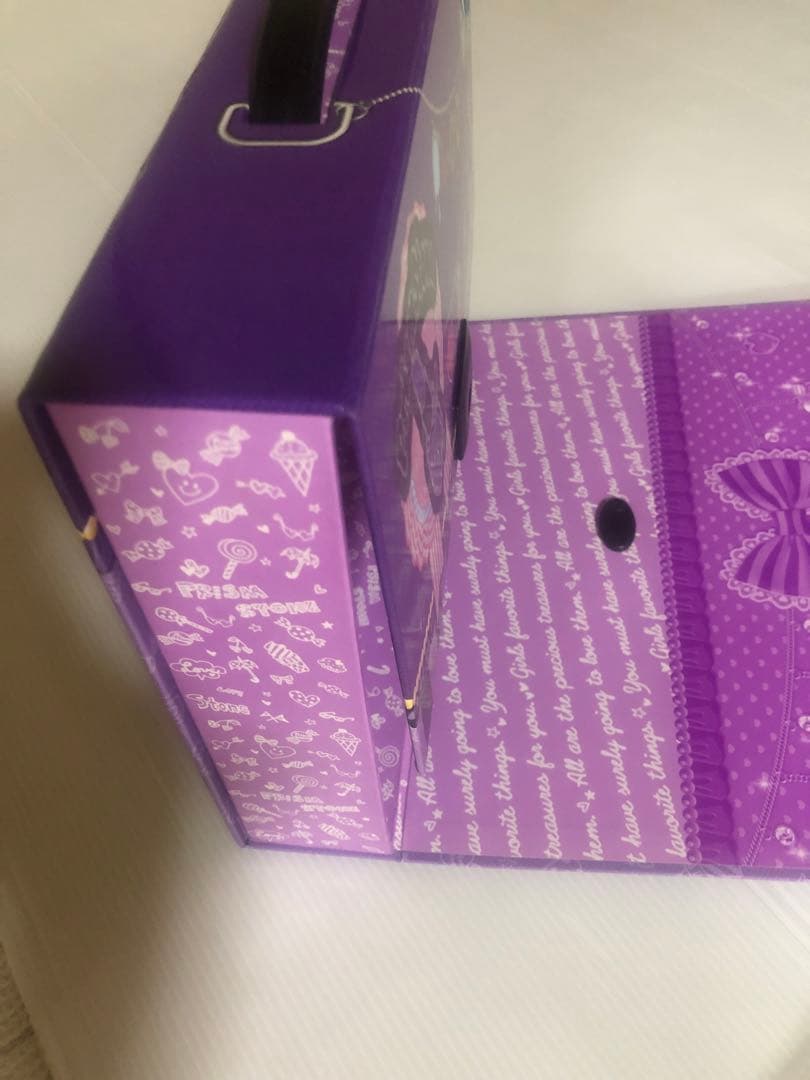 プリズムストーントランク　 クリアケース カード【クラウン】 ストーン124個