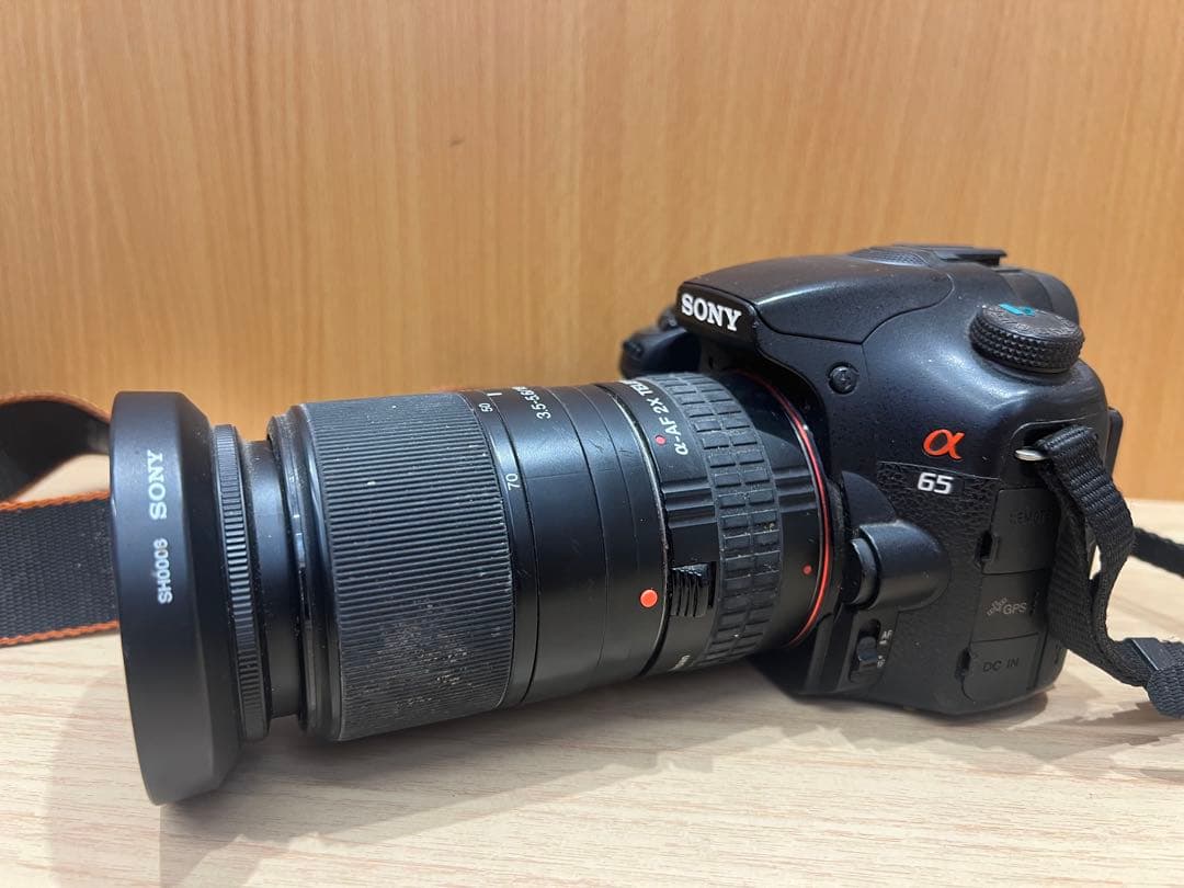 SONY SLT-A65V 一眼レフ 18-70mm レンズセット