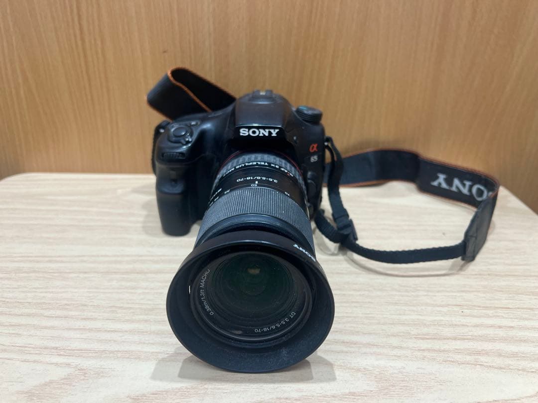 SONY SLT-A65V 一眼レフ 18-70mm レンズセット