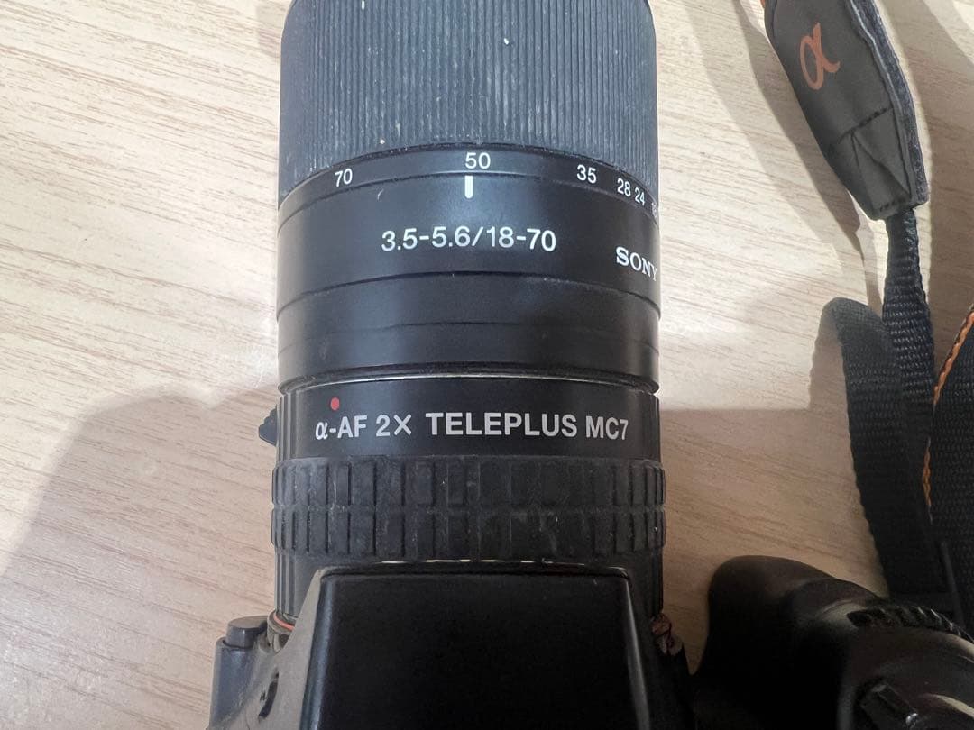 SONY SLT-A65V 一眼レフ 18-70mm レンズセット