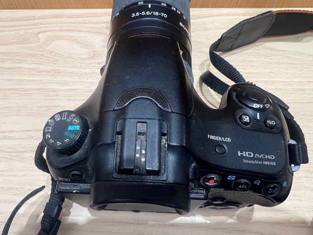SONY SLT-A65V 一眼レフ 18-70mm レンズセット