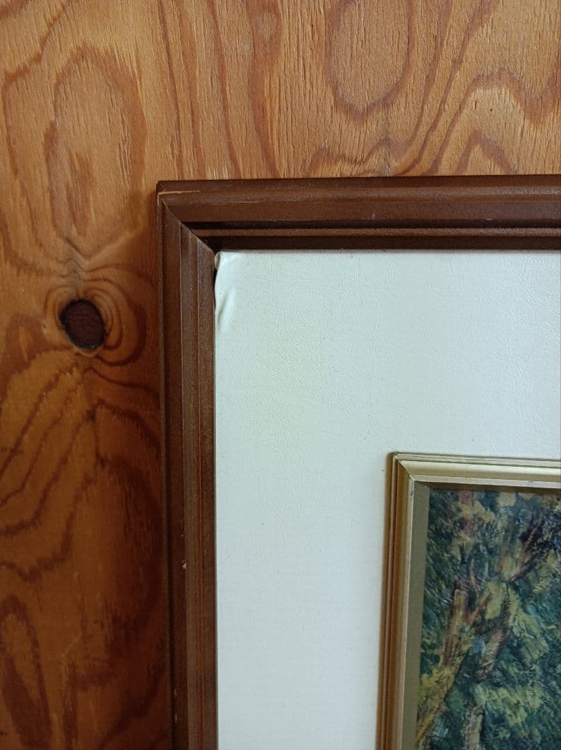 複製画、ルノアール　バランジュ村への並木道