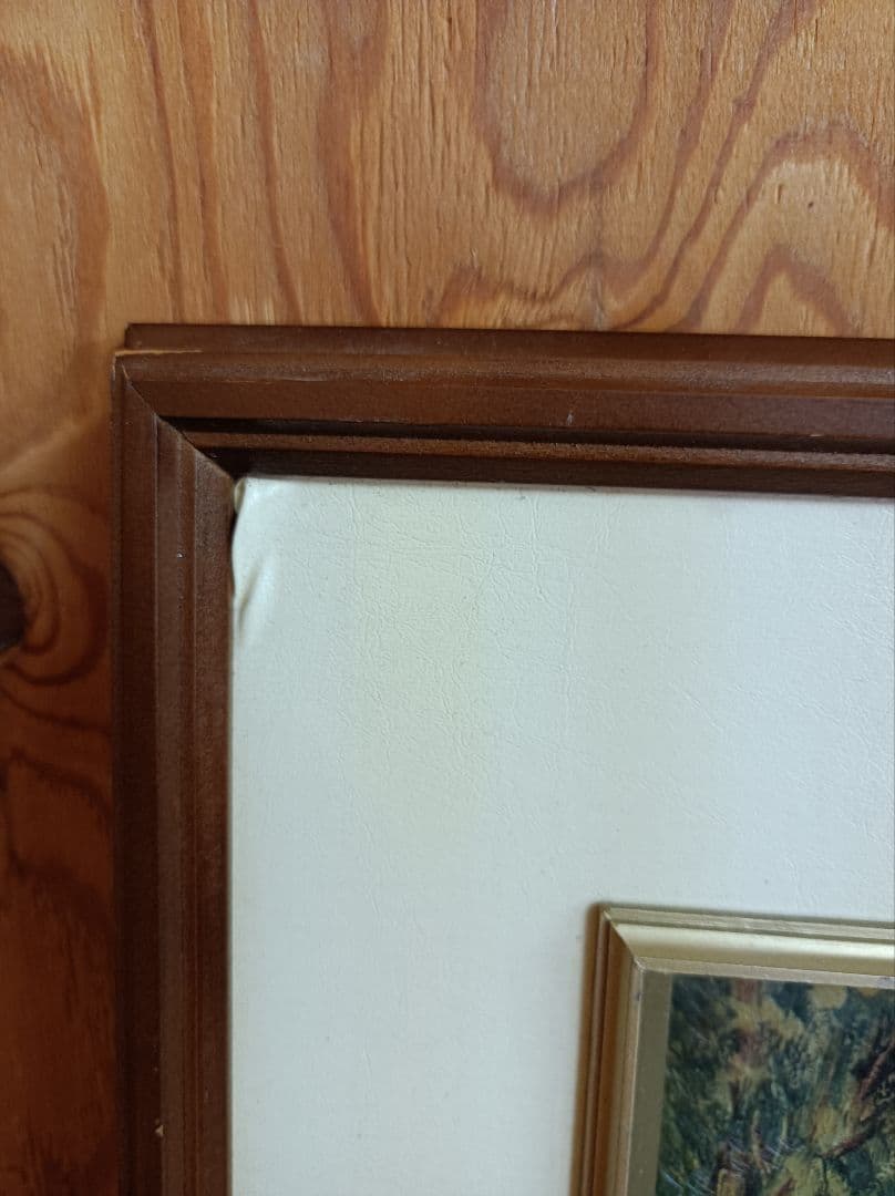 複製画、ルノアール　バランジュ村への並木道