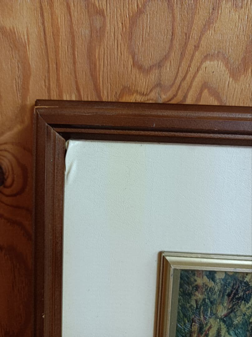 複製画、ルノアール　バランジュ村への並木道