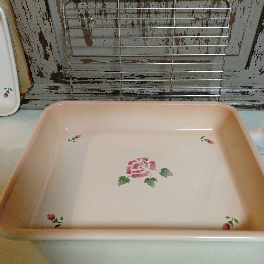 ◆マニー◆ローズホーロー✦旧型網付きバット①　各1