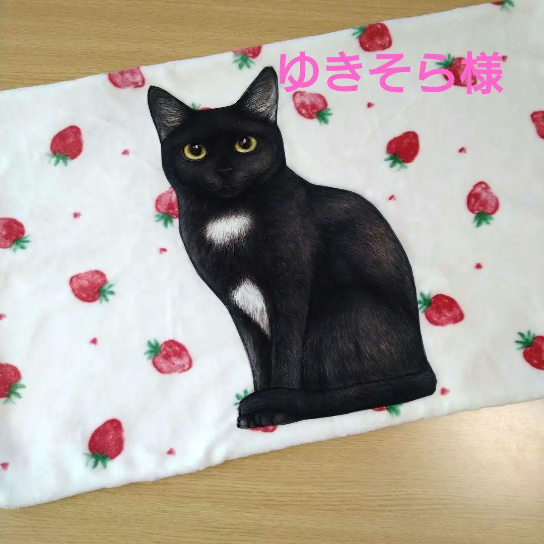 ゆきそら様☆お値下げ中☆コヤンイサムチョン☆ミニブランケット　フランネルいちご