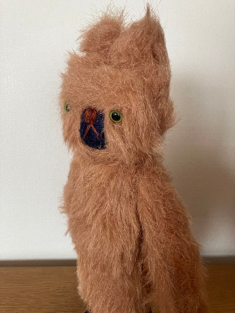 作家さんの茶色いクマのぬいぐるみ　テディベア