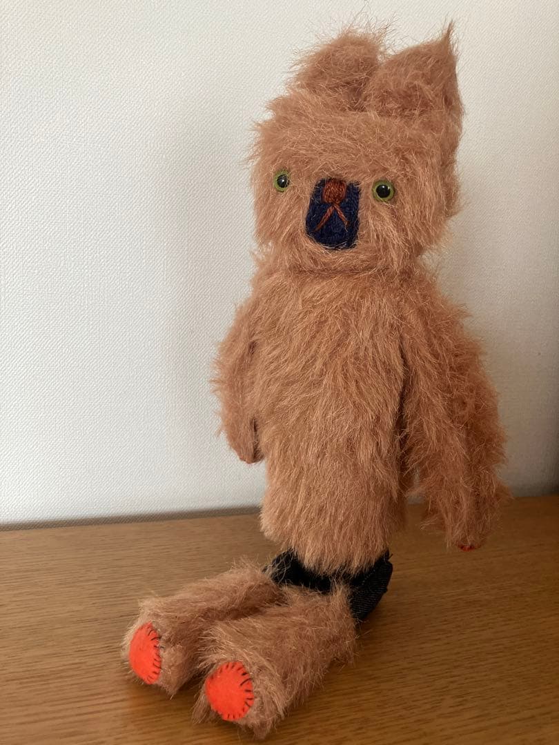 作家さんの茶色いクマのぬいぐるみ　テディベア