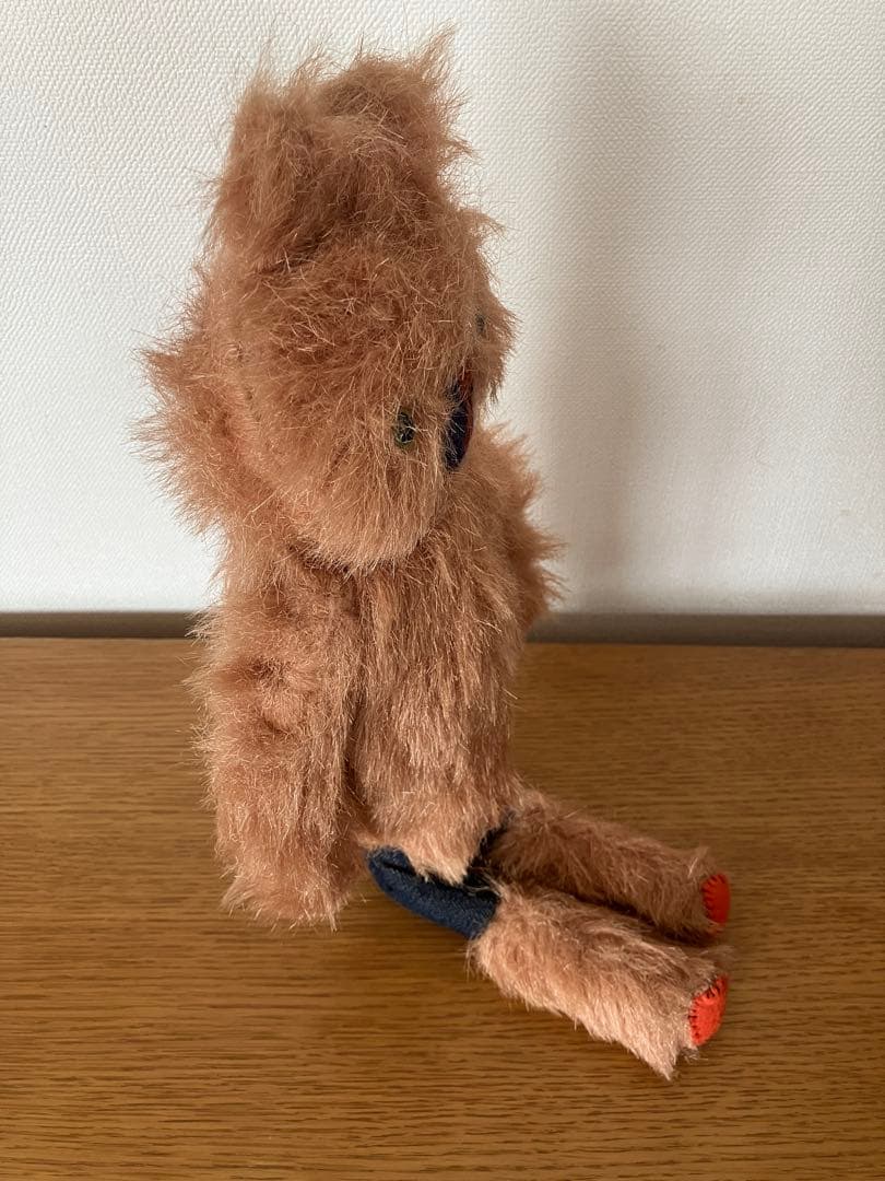 作家さんの茶色いクマのぬいぐるみ　テディベア