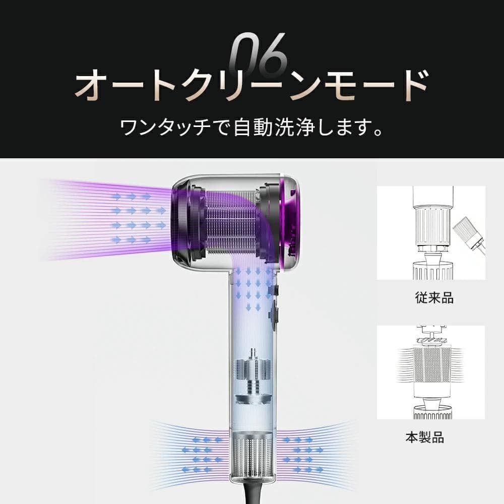 【定価¥23,320】楽天1位 ドライヤー 大風量 速乾 時短 低温 1200W
