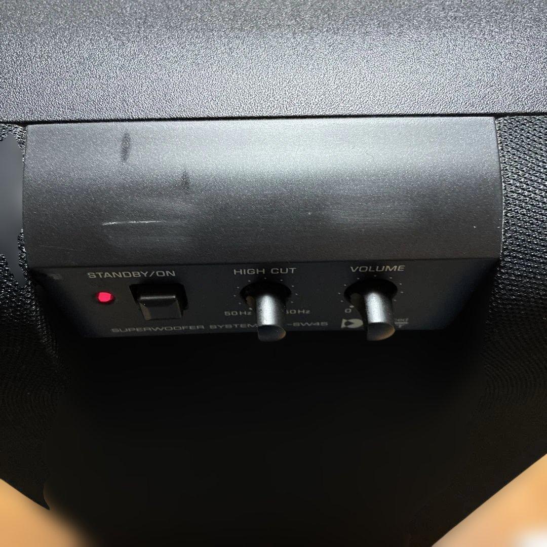 【中古】YAMAHA YST-SW45 サブウーファー ブラック