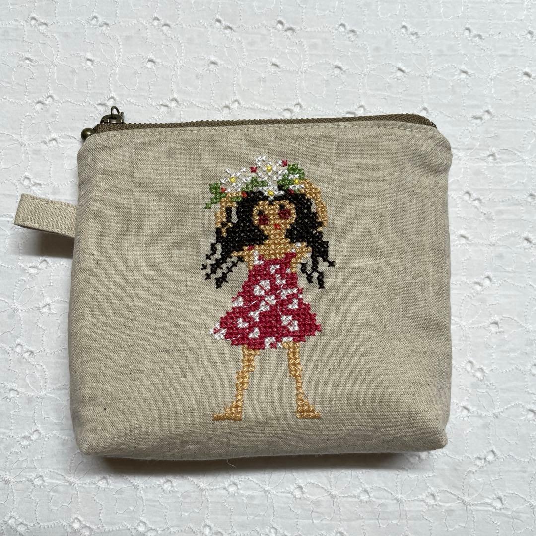 クロスステッチ 完成品 サモイロフ トートバッグ オーダー59