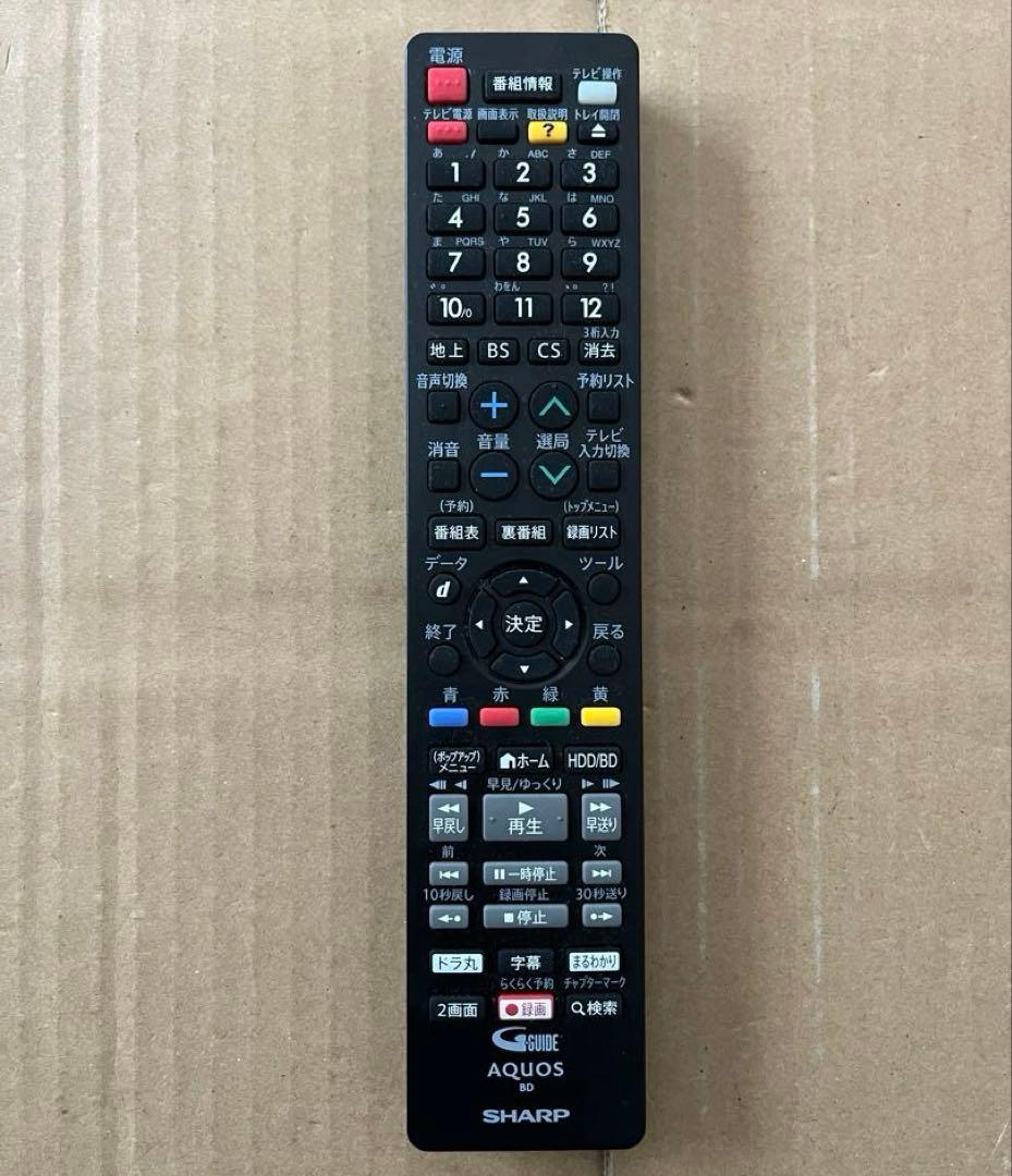 SHARP AQUOS 2B-C10EW1 HDD＆ブルーレイレコーダー