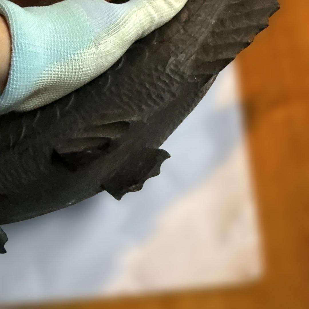 自在鉤 木彫【鯛】囲炉裏　民芸　民藝 アンティーク　木製　古民家道具