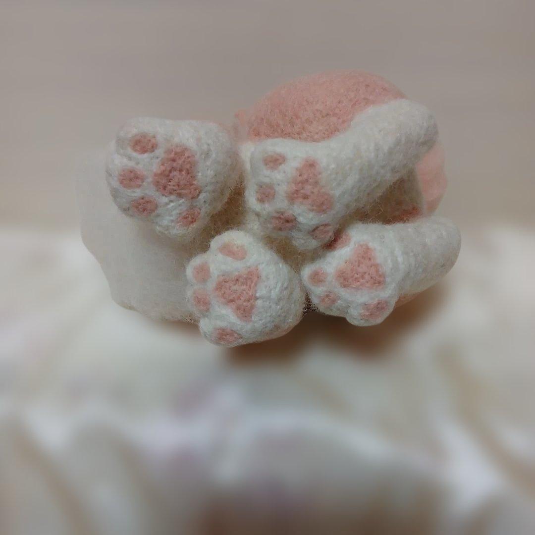 作家様　ピンクのネコちゃん　ぬいぐるみ