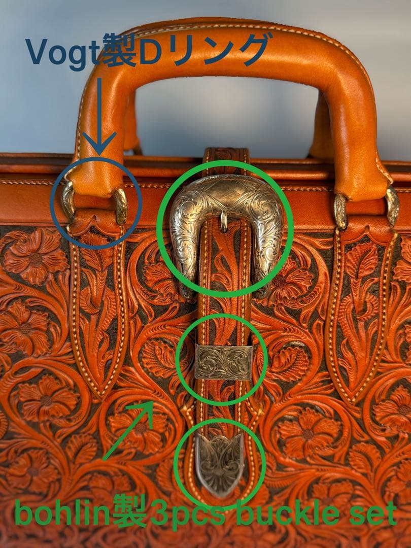 LEFTY’S製Brief Case（口金タイプ）カスタムオーダーメイド品