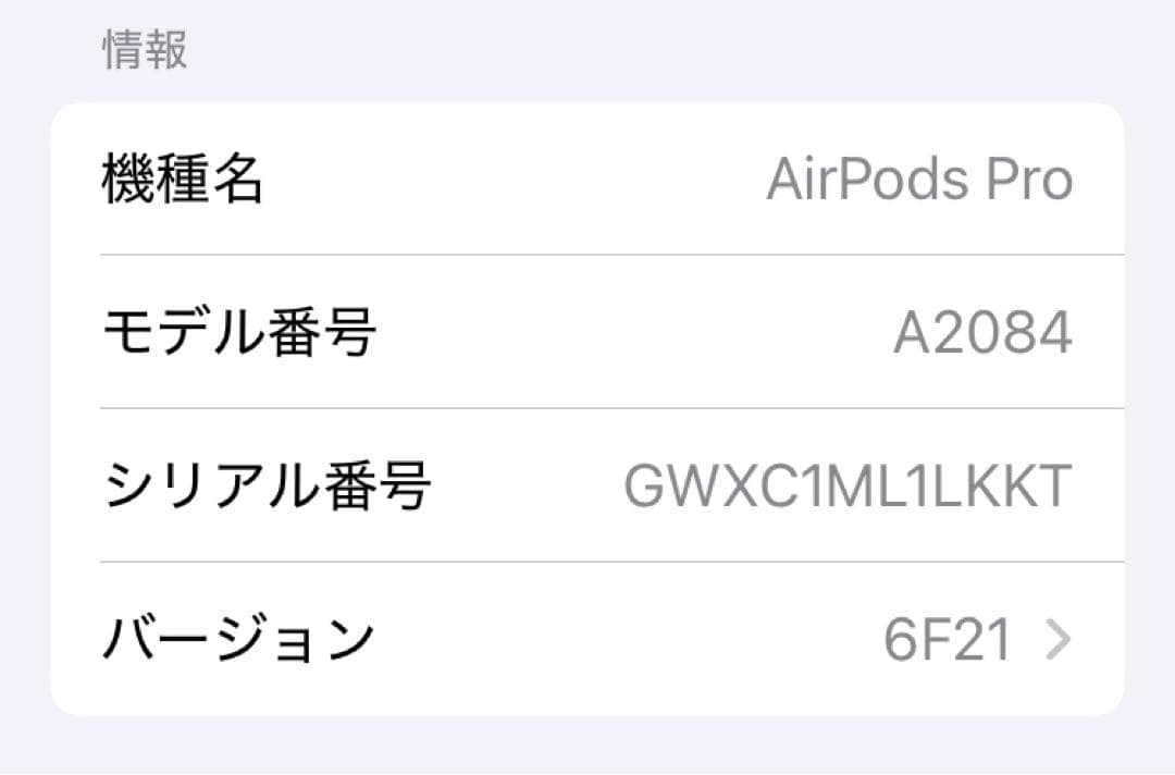 Apple正規品 AirPods Pro 第1世代 充電ケース付き 動作確認済み