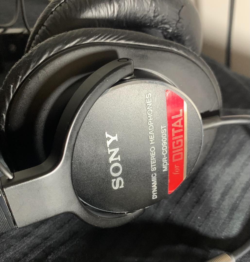 弧*毛様 SONY MDR-CD900ST 密閉型スタジオモニターヘッドホン