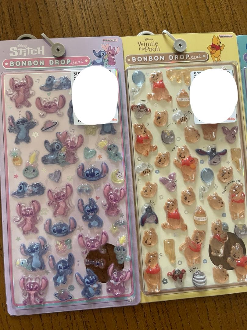 ボンボンドロップシール ディズニー ベイマックス モンスターズインク プーさん