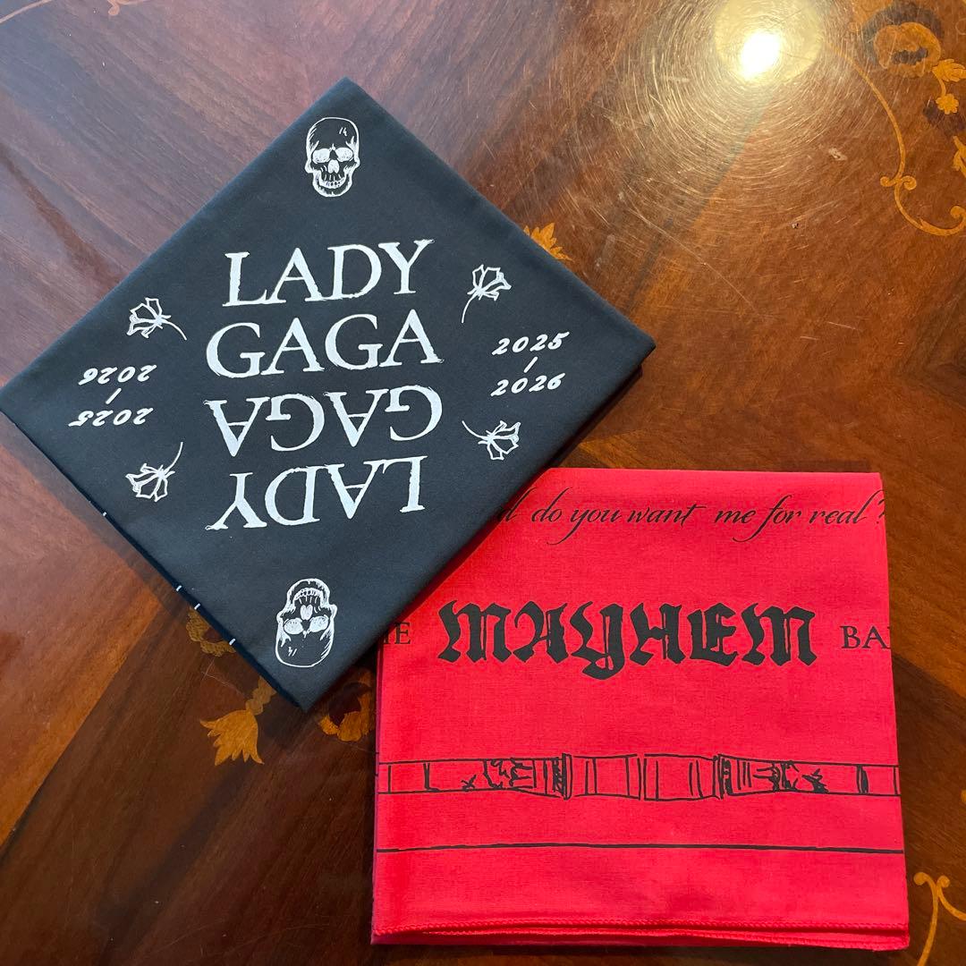 LADY GAGA レディガガTHE MAYHEM バンダナセット　ライブグッズ