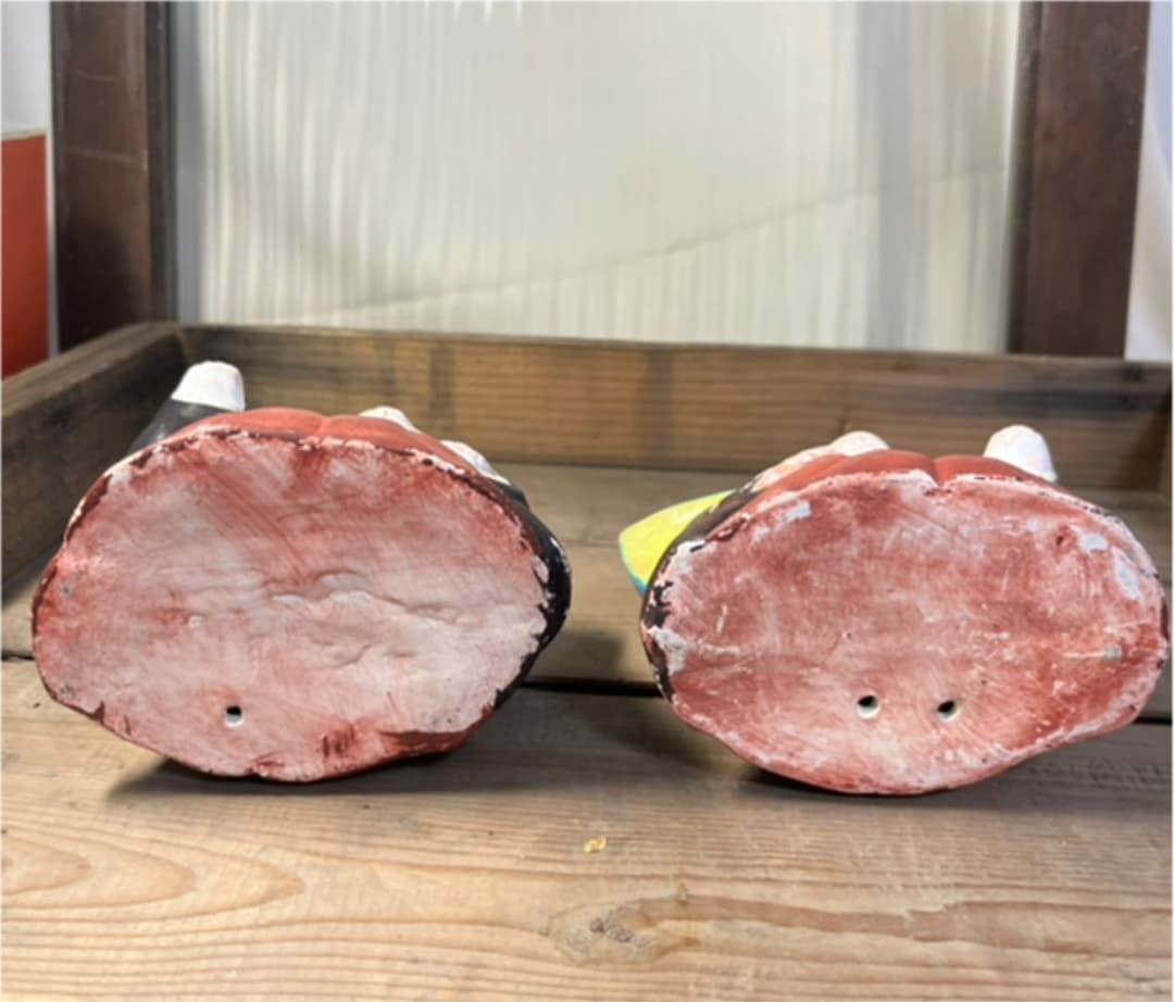 初辰猫　中サイズペア　左右対称　住吉大社　貴重な招き猫です　郷土玩具　縁起物