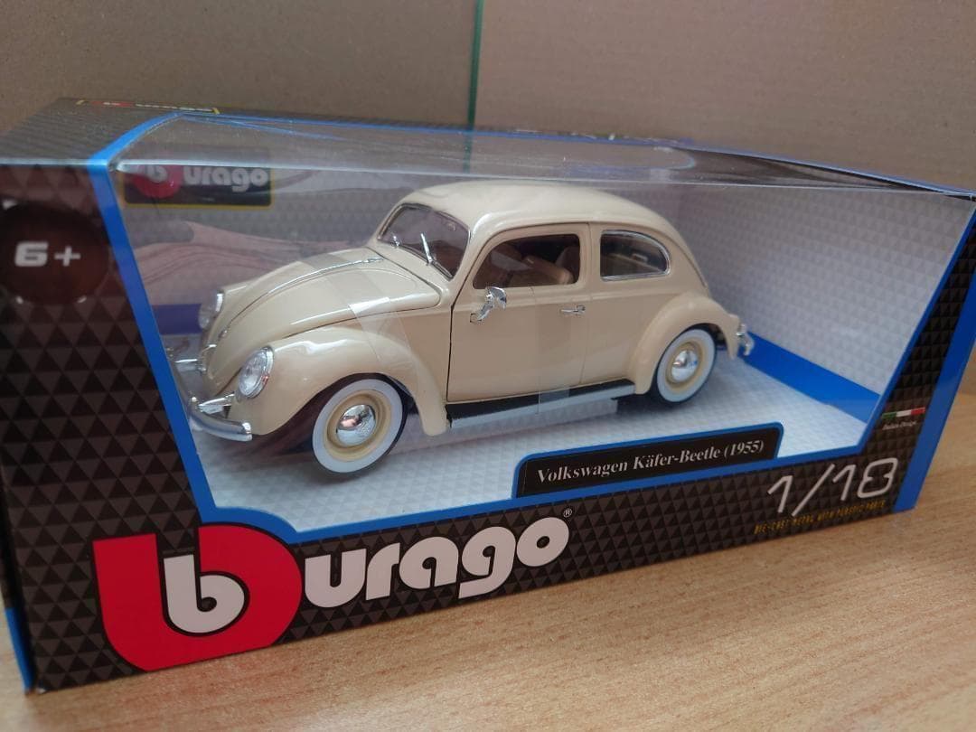 1/18フォルクスワーゲンビートル ベージュ VW BEETLE 1955